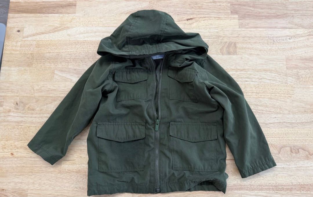 Old Navy Lined Jacket – 4T | Forest Green | Play - Nest and Sprout - Consignment