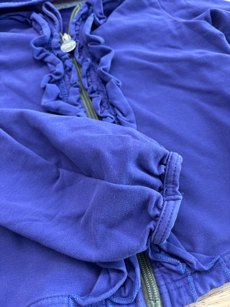 Peekaboo Beans Purple Hoodie Zip | Size 5 - Nest and Sprout - Consignment