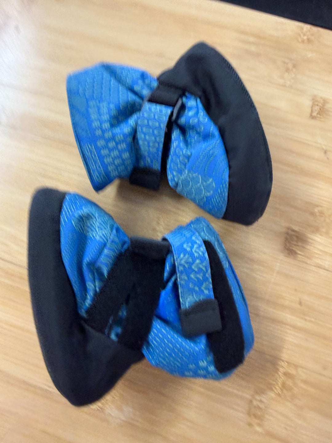 MEC Toasty Booties – Small | Blue and Green Print
