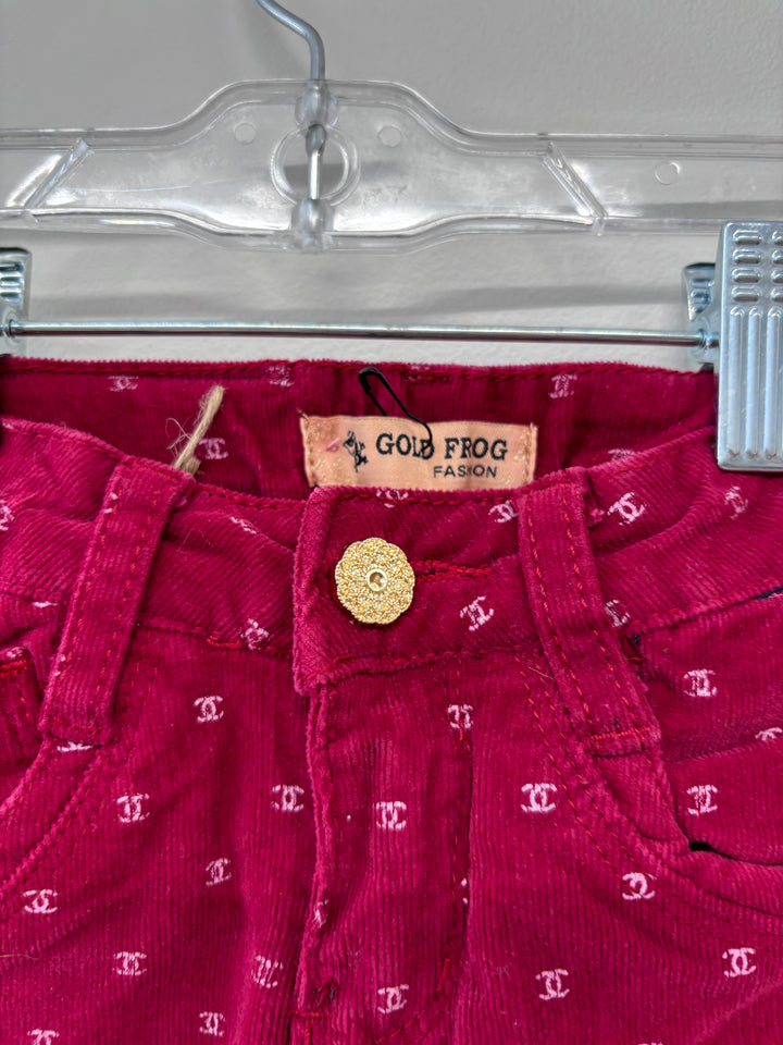 Gold Frog Fashion Pants, Estimated 3T Clearance