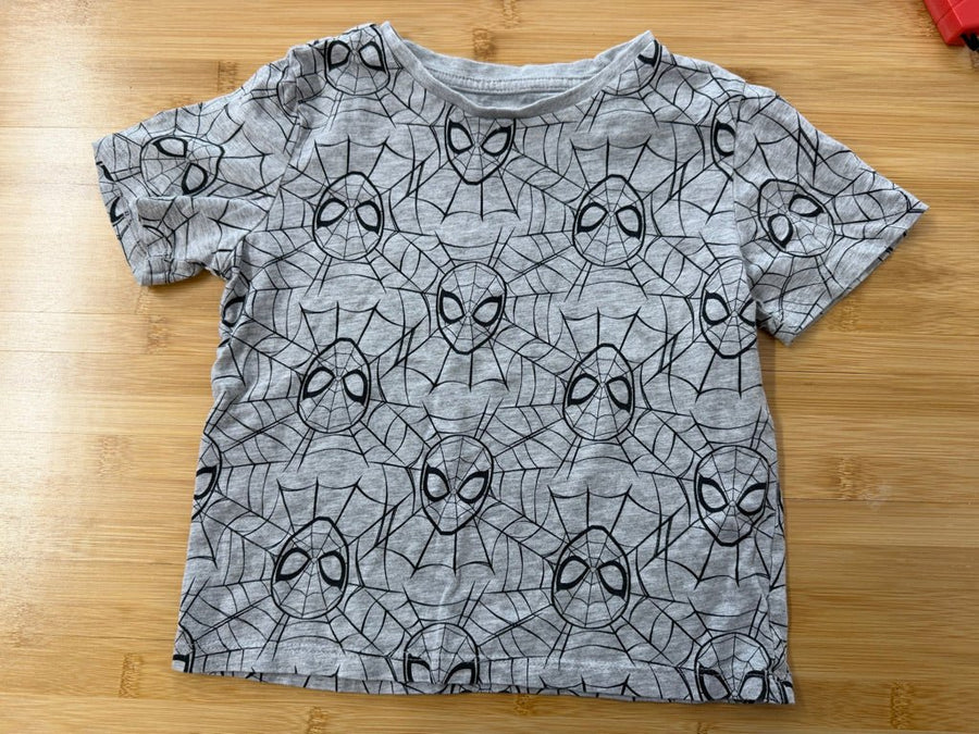 Marvel Spider - Man Web Print Shirt – 5 | Grey - Nest and Sprout - Consignment