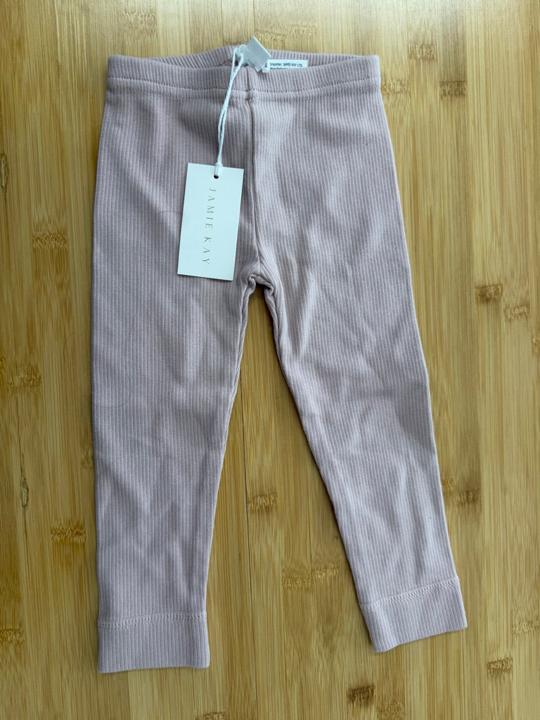 Jamie Kay Ribbed Leggings – 2 | Light Pink | NWT