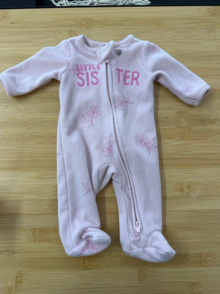 Carter's Child of Mine Fleece Sleeper – Premie | Little Sister - Nest and Sprout - Consignment