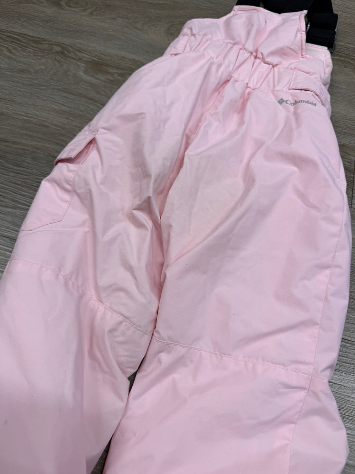 Columbia Full Bib Snow Pants – 4T | Light Pink | Fleece Lined