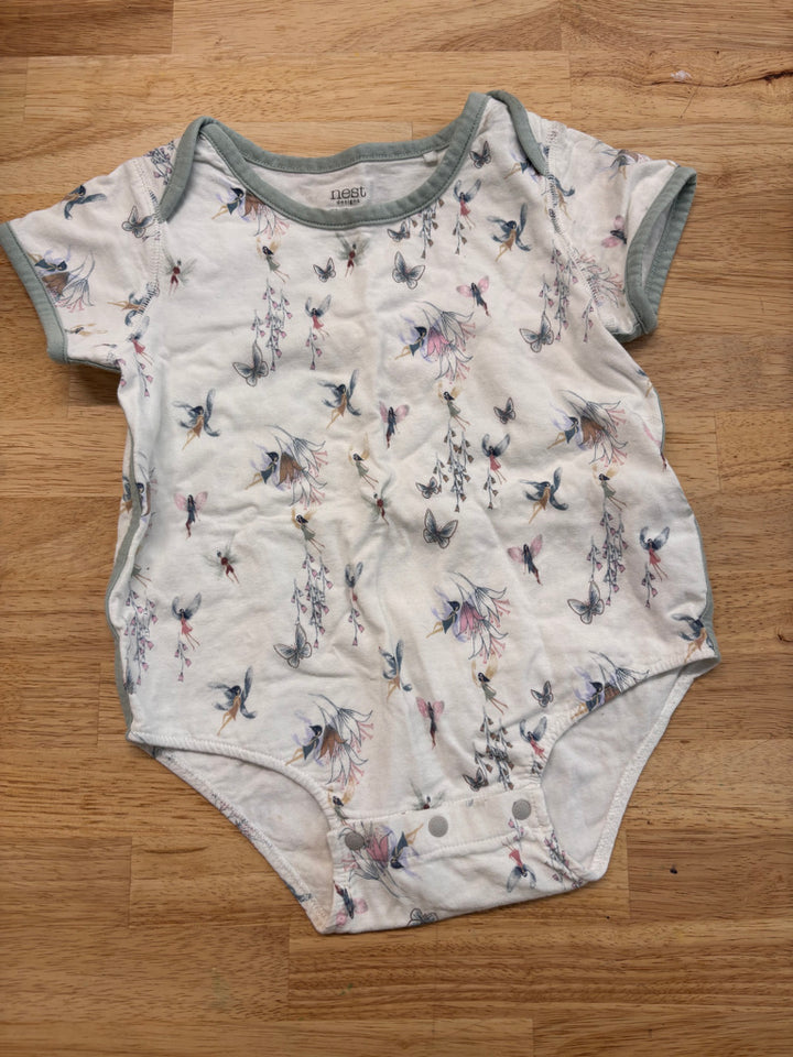 Nest Designs Bodysuit 18–24M (Tagged 12–18M) - Fair Print