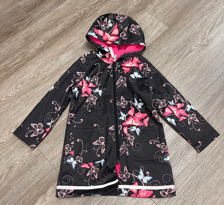Please Mum Jacket – Size S 5Y (Black with Butterfly Print)