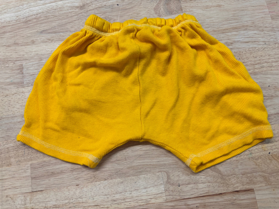 Haven Kids Ribbed Shorts – 18–24M Yellow play condition