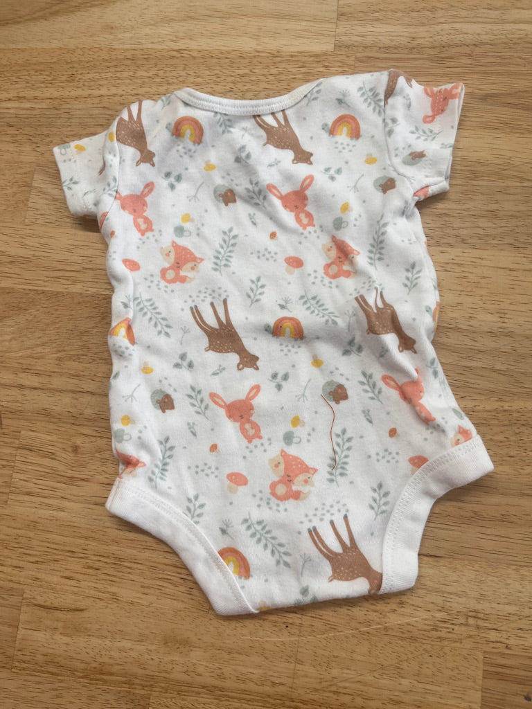 George Bodysuit – NB Forest Animal Print