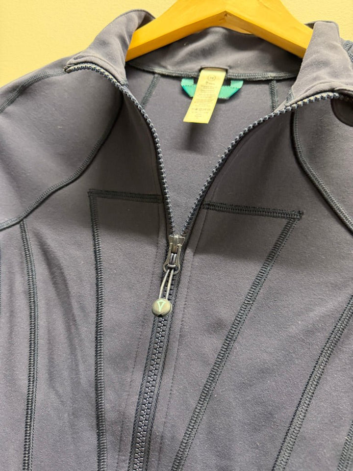 Ivivva Athletic Zip-Up Jacket – 14 | Navy - Nest and Sprout-Consignment