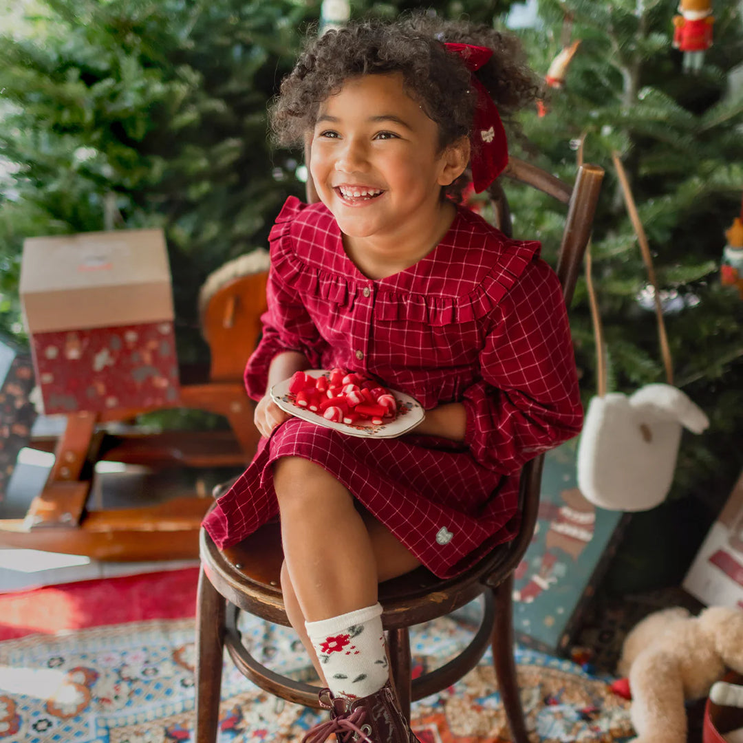 Red Plaid Falannel Dress