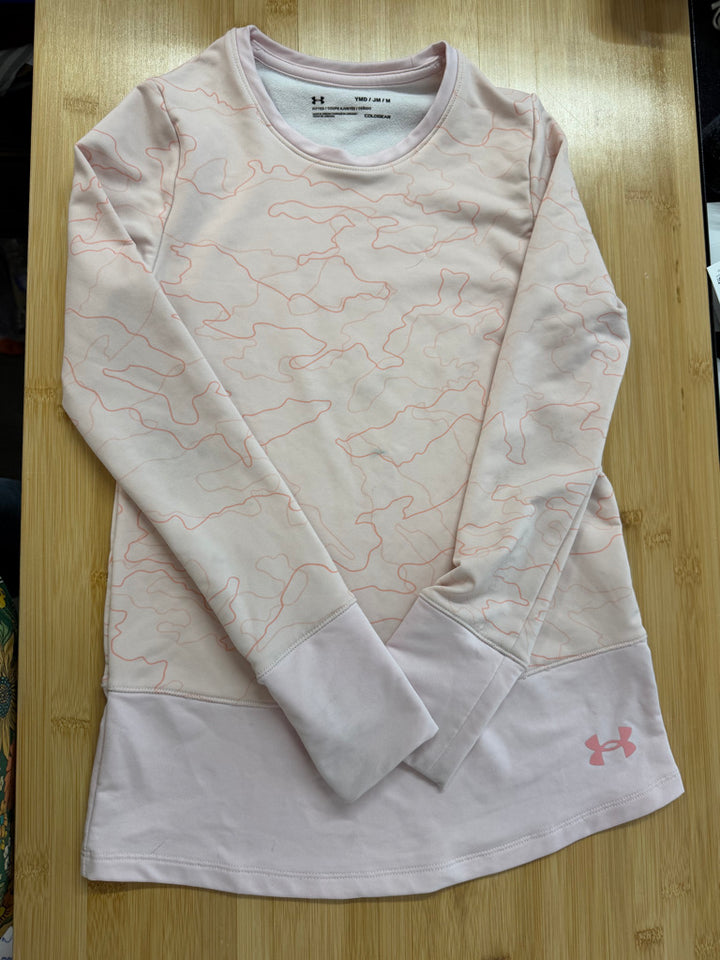 Under Armour Cold Gear Fitted Top – Youth M | Light Pink | Play