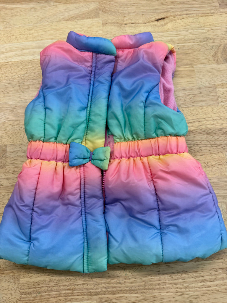 Andy & Evan Fleece-Lined Zip-Up – 2T | Rainbow