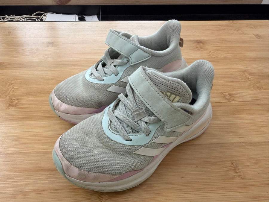 Adidas Velcro Sneakers – 12 | Pastel | Play - Nest and Sprout-Consignment