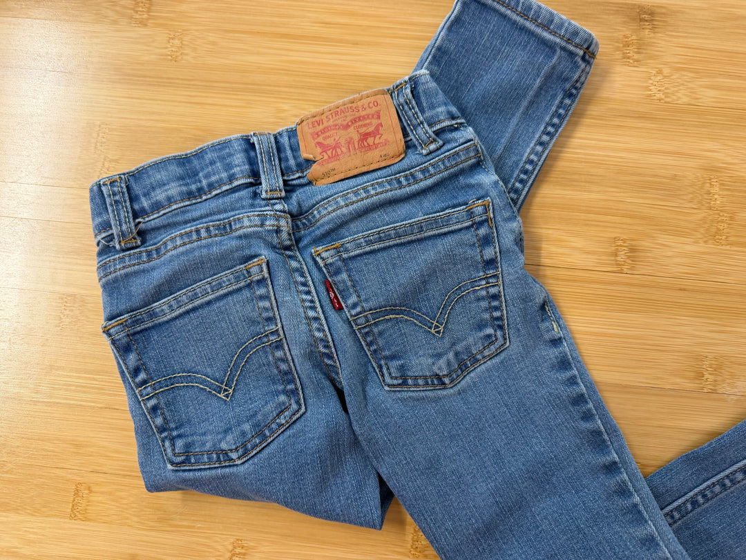Levi's 510 Slim Jeans – 4 | Light Wash Adjustable Elastic Inside Waist