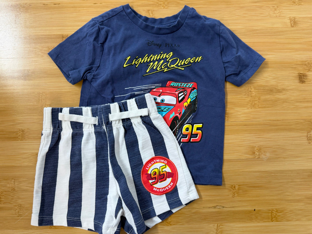 Pixar Cars Two-Piece Set – 2 | Shorts & T-Shirt