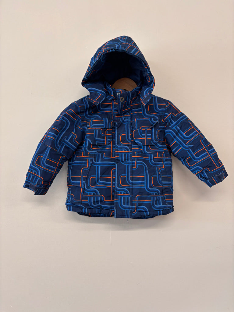 Joe Fresh Snow Jacket – Blue Pattern