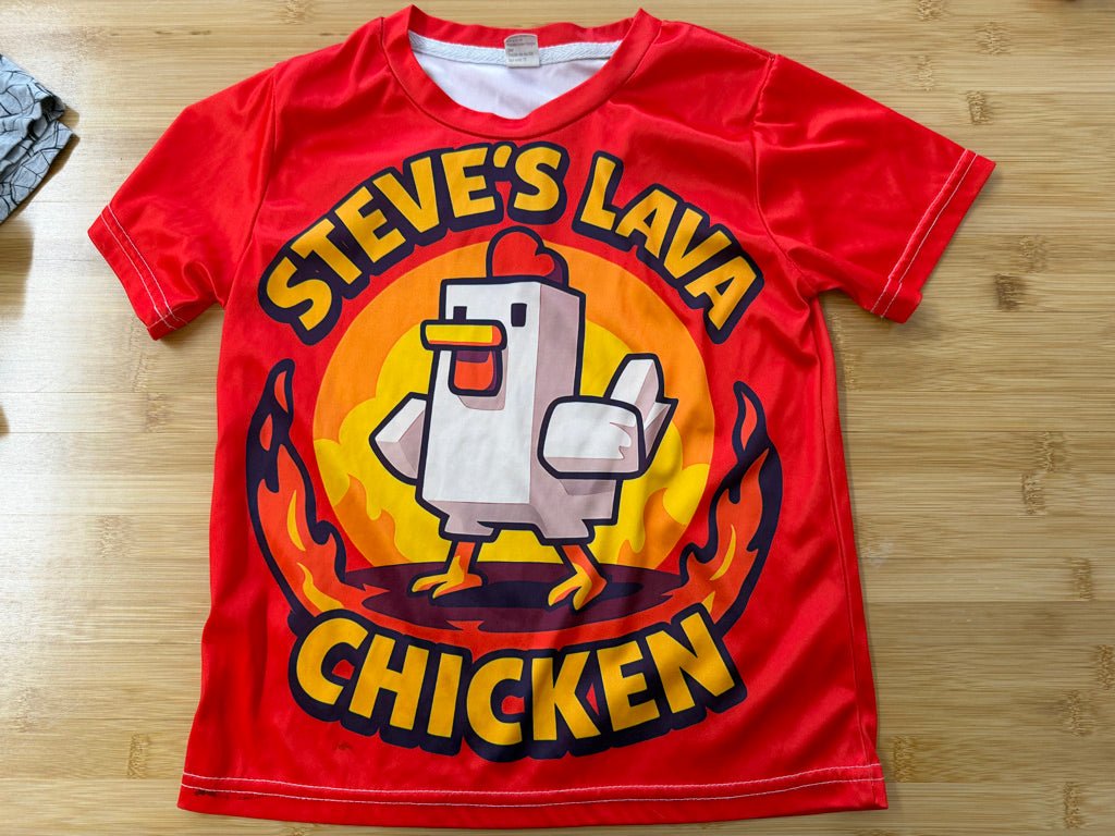 Steve's Lava Chicken Shirt – 5–6 - Nest and Sprout - Consignment