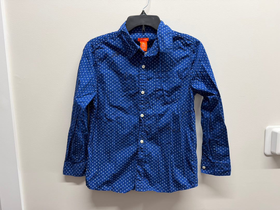 Joe Fresh Long Sleeve Button-Up Shirt – 14 | Royal Blue