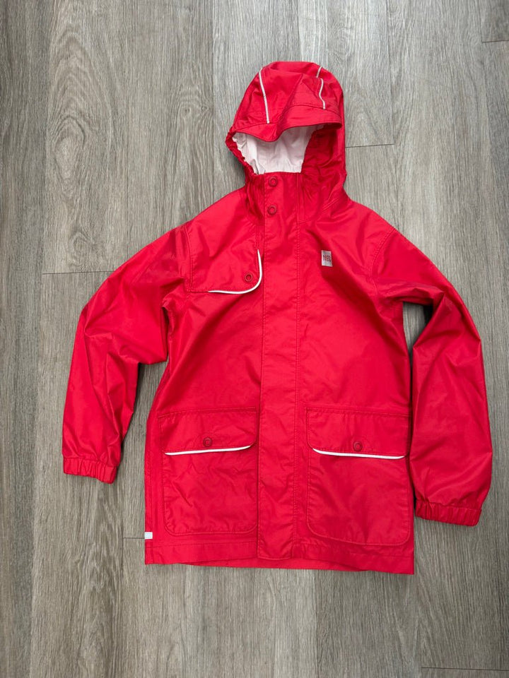 MEC Heritage Reflective Rain Jacket – Youth 8 | Red Unlined - Nest and Sprout-Consignment