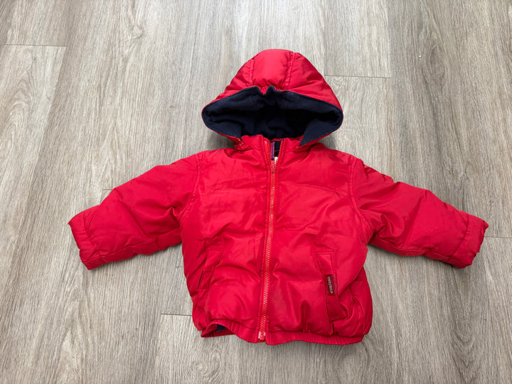 Gap Insulated Jacket – 3Y | Red Zip-Off Hood Navy Fleece Liner Vintage 2000 | Play