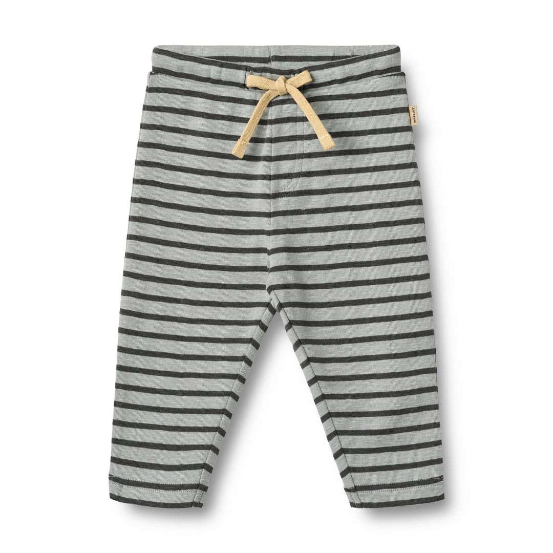 Wheat Baby & Toddler Jersey Pants | Manfred in Soft Blue Stripe