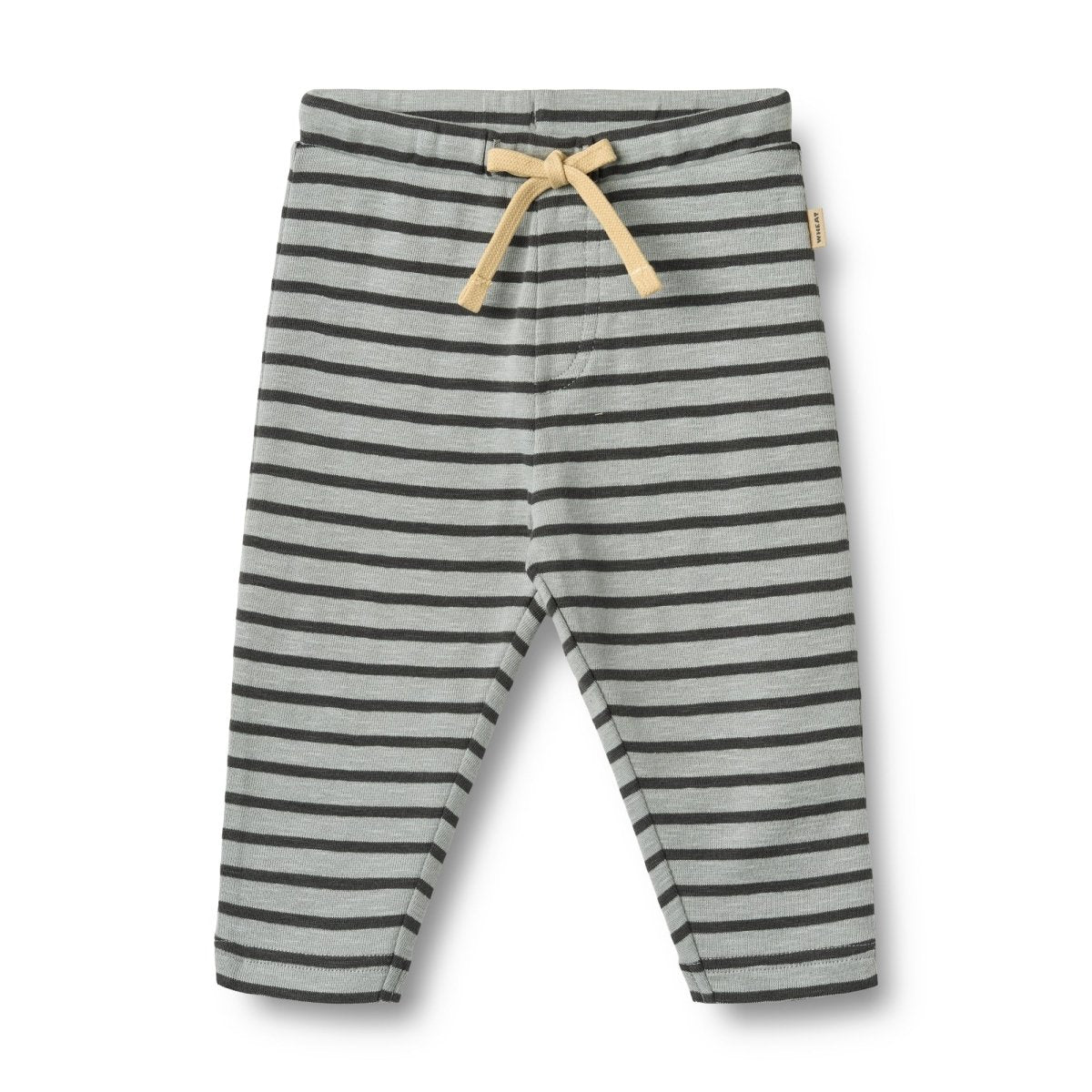 Wheat Baby & Toddler Jersey Pants | Manfred in Soft Blue Stripe - Nest and Sprout - Wheat Kids
