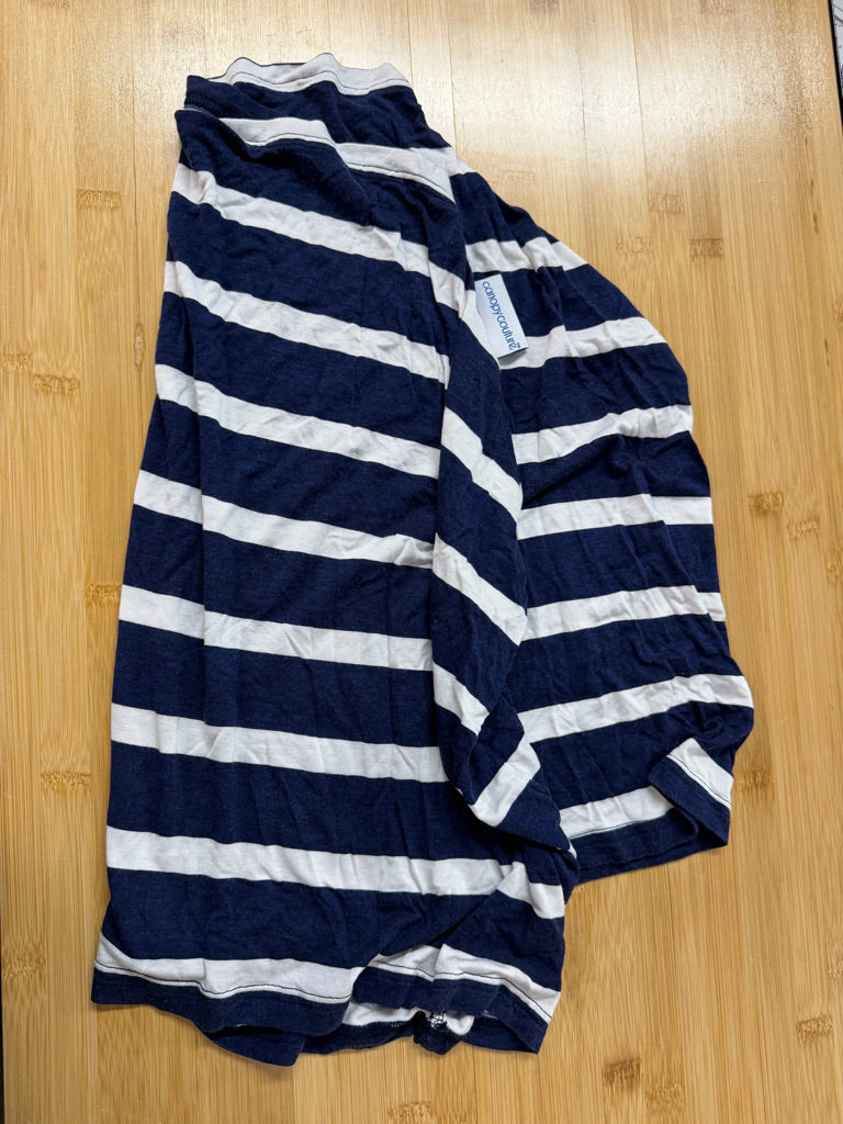 Canopy Couture Car Seat Cover – One Size | Navy & White Rayon Stretch