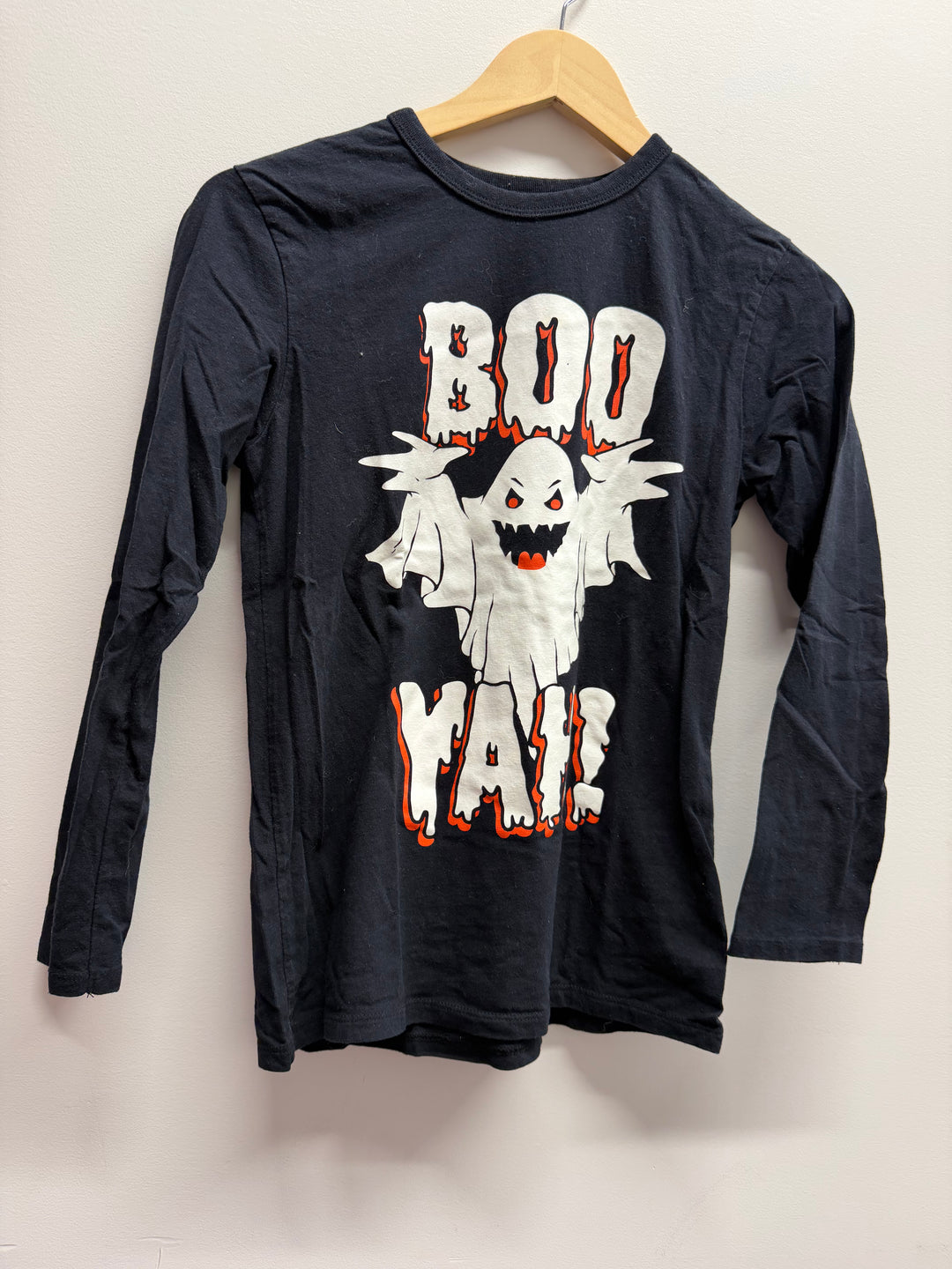 The Children's Place Boo Halloween Long Sleeve – 10/12 | Black | Holiday