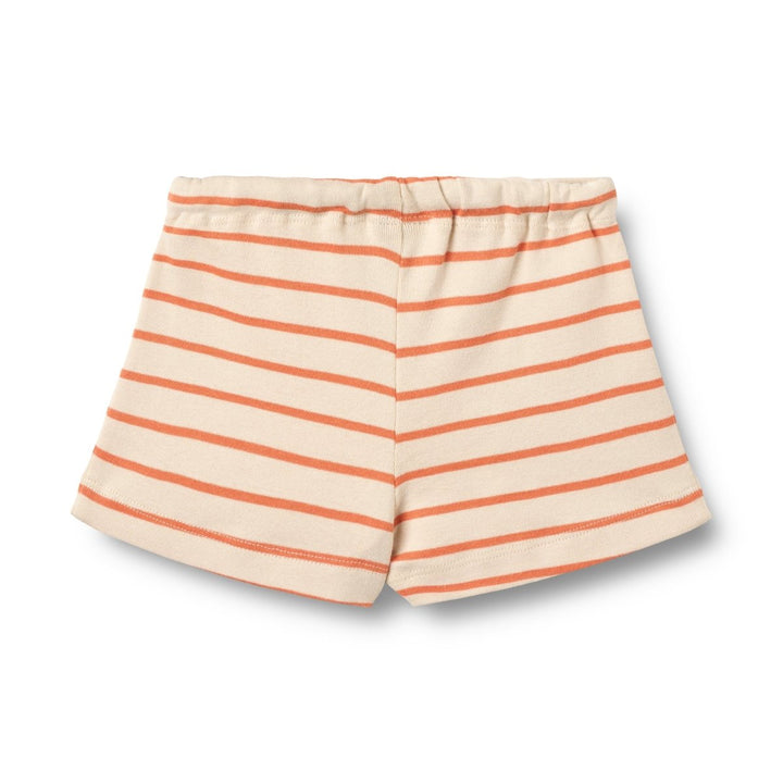 Wheat Kids Shorts – Vic – Orange Stripe | 3M - 2Y - Nest and Sprout - Wheat Kids