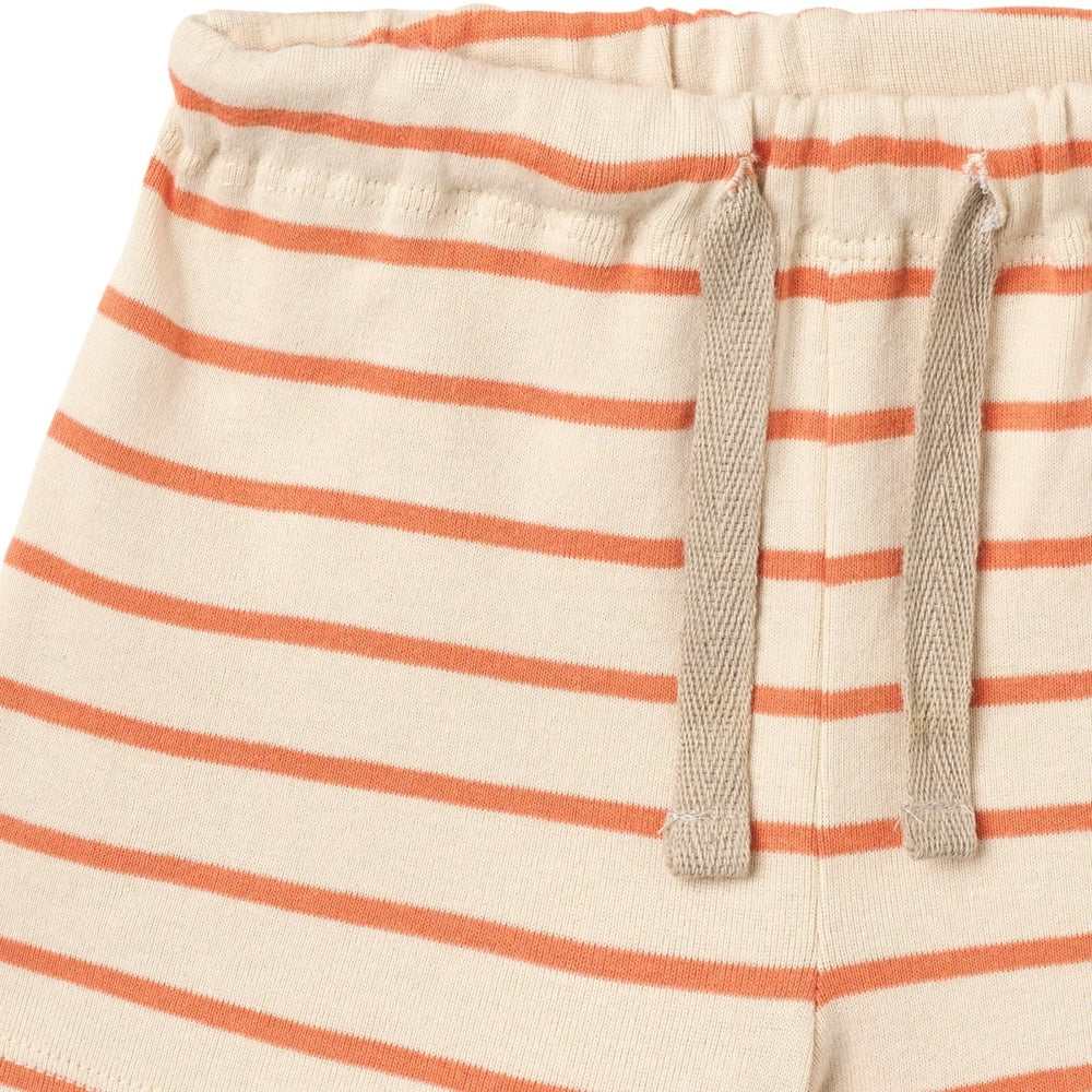 Wheat Kids Shorts – Vic – Orange Stripe | 3M - 2Y - Nest and Sprout - Wheat Kids