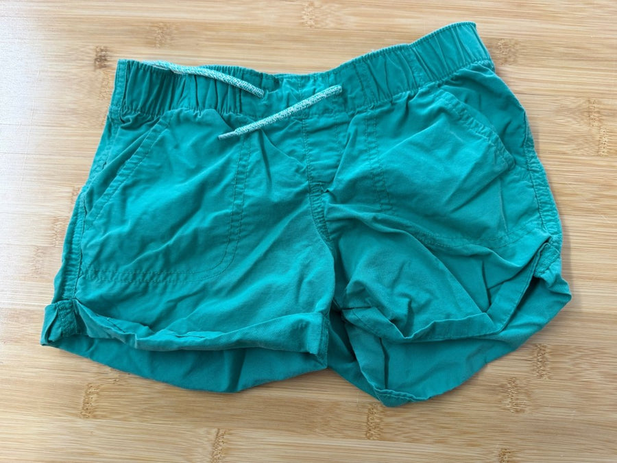 Old Navy Shorts – 6/7 | Green Non-Functional Drawstring Girl Cut - Nest and Sprout-Consignment
