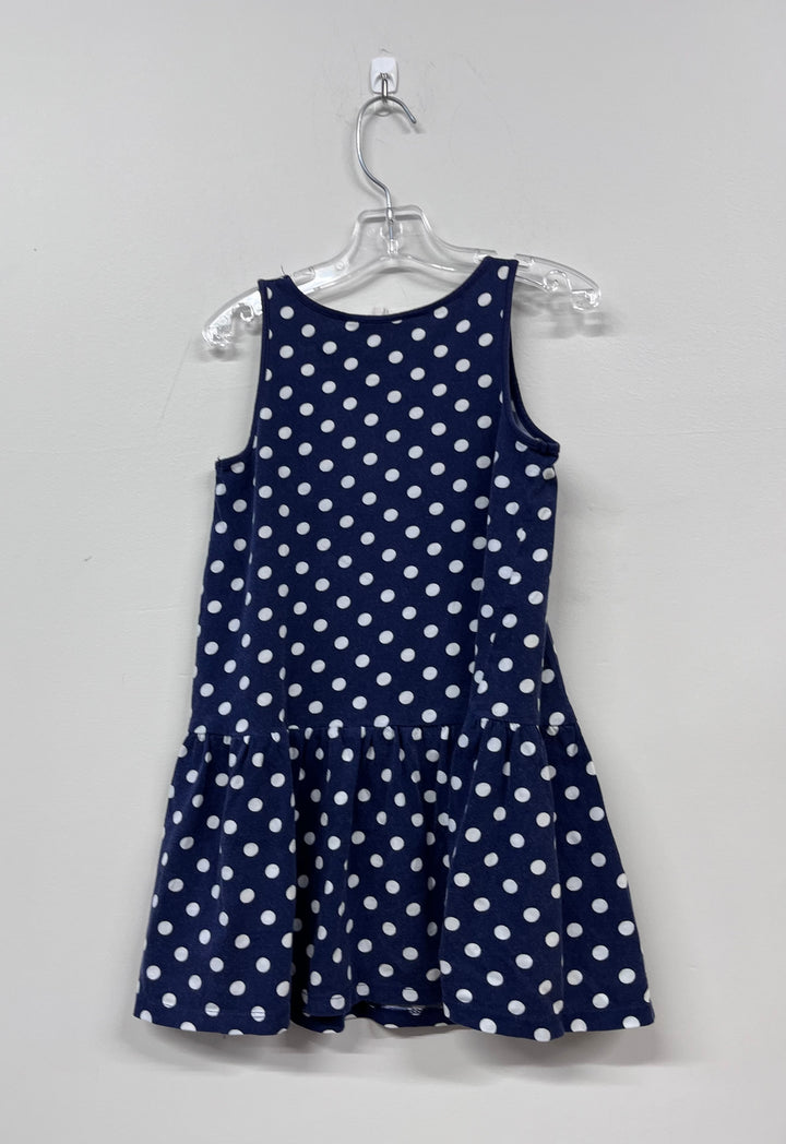 H&M Size 4-6 Years Dress, Blue Polka Dot