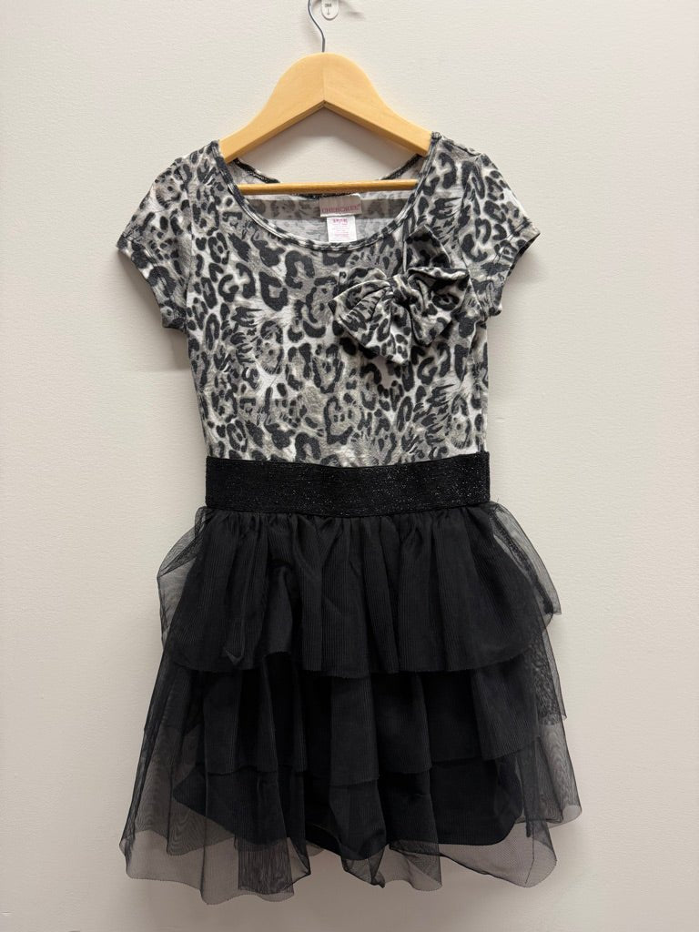Cherokee Dress – 7/8 | Leopard Top Tulle Underskirt - Nest and Sprout-Consignment