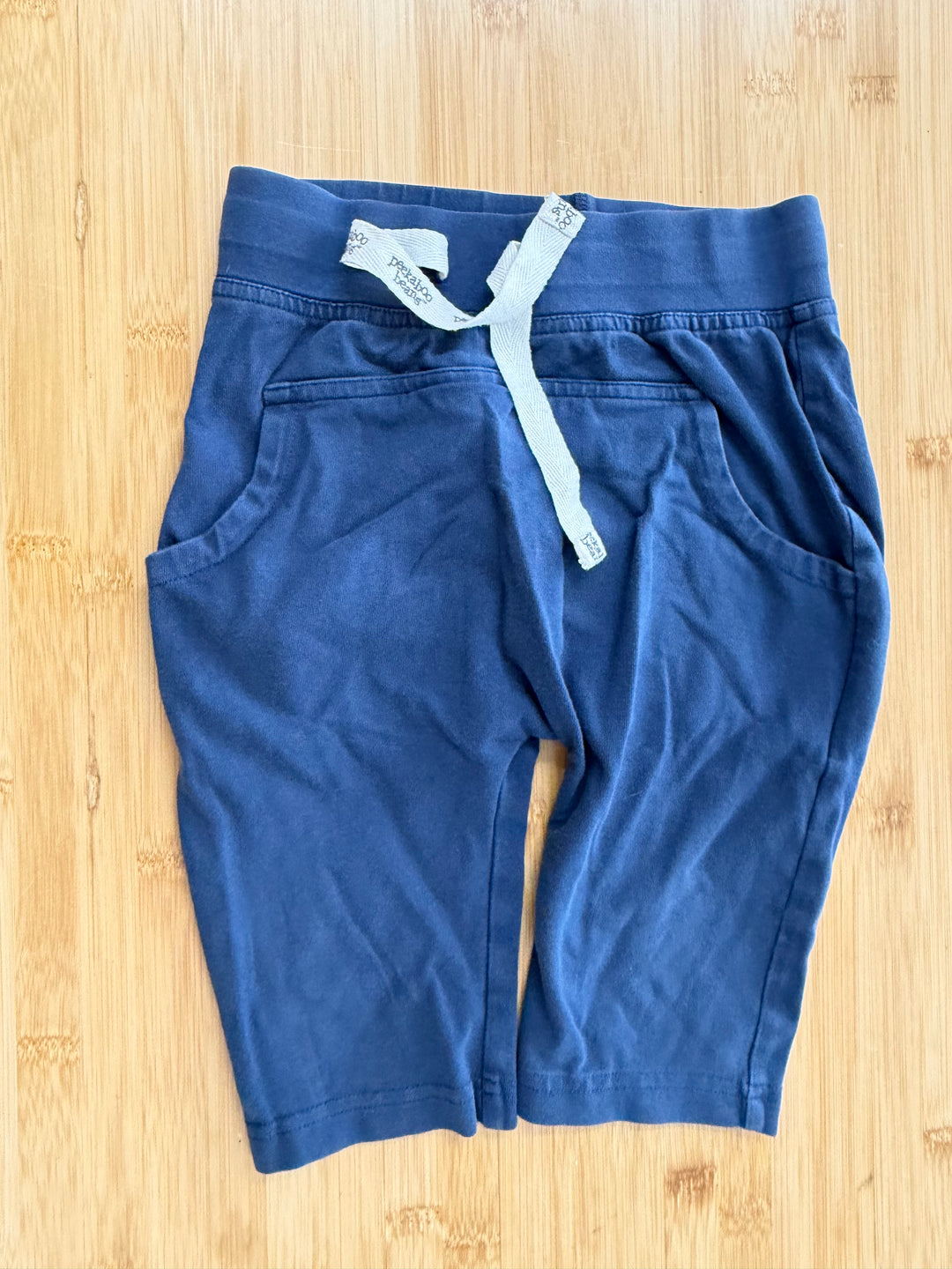 Peekaboo Beans Navy Harem Shorts – 3