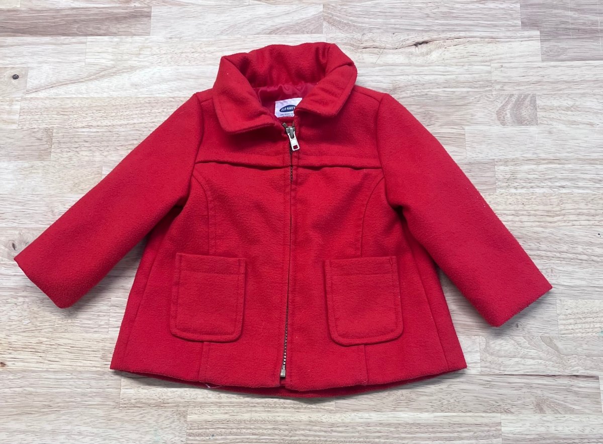 Old Navy Fashion Jacket – 12–18 Months (Red) - Nest and Sprout-Consignment