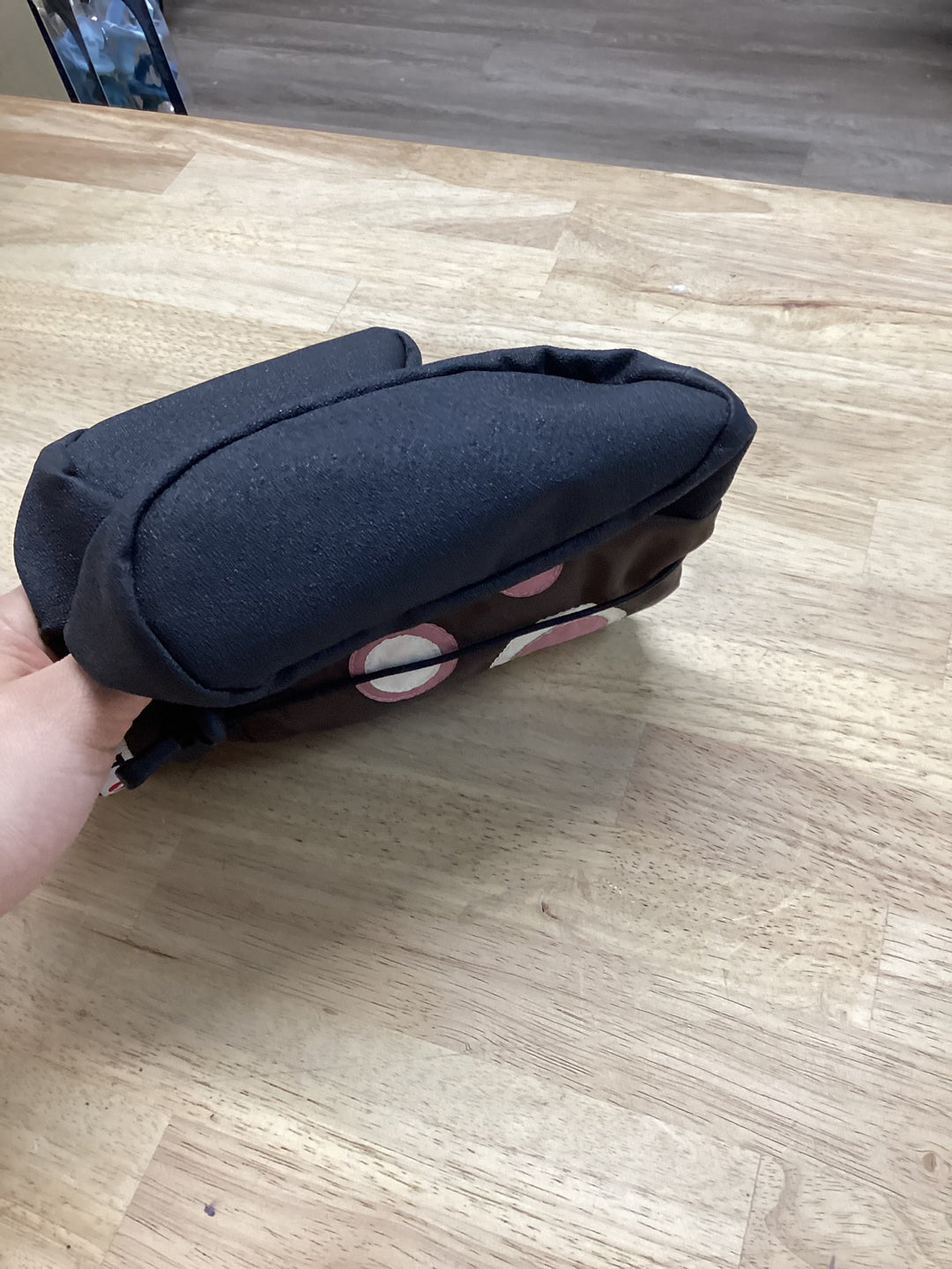 STONZ XL Booties – Brown with Pink Polka Dots