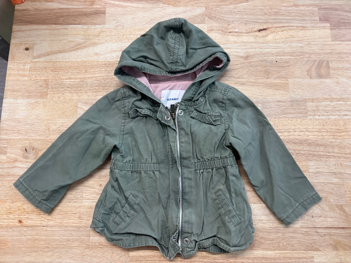 Old Navy 18–24M Lightweight Jacket – Army Green
