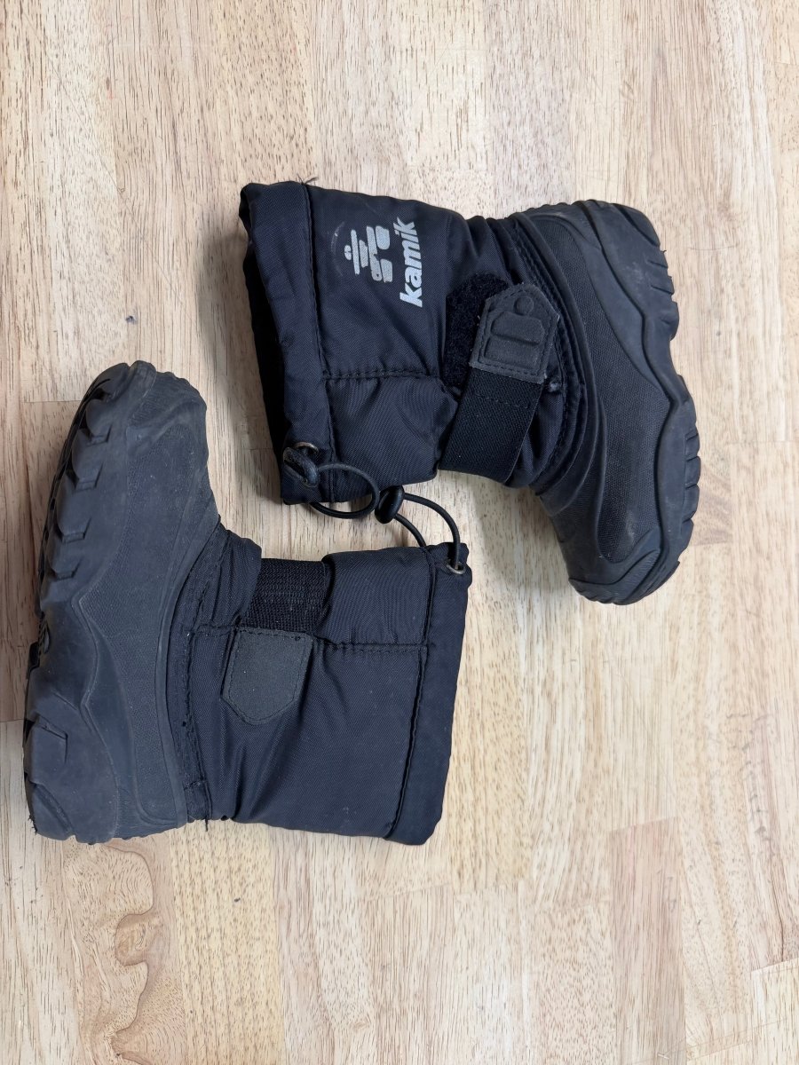 Kamik Black Galosh Snowboot – 8 - Nest and Sprout-Consignment