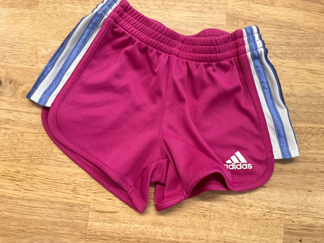 Adidas Size 4 Jersey Shorts - Pink/Purple