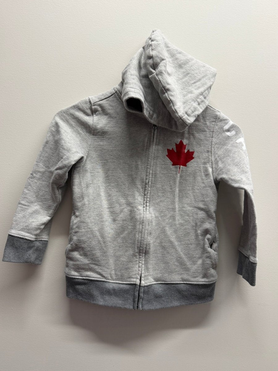 OshKosh Maple Leaf Zip-Up Hoodie – 7 - Nest and Sprout-Consignment