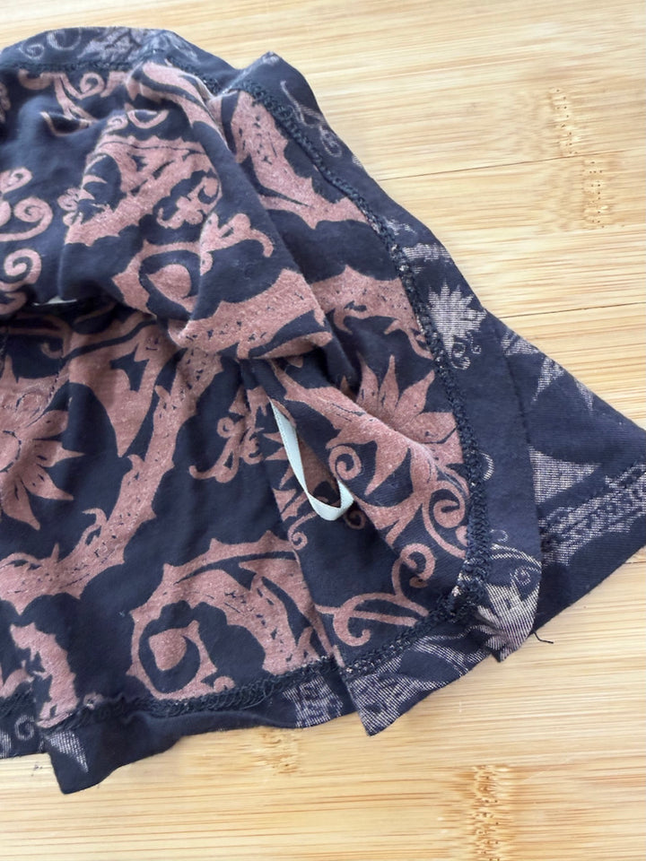 Small Rags Skirt – 62 (Newborn) | Black Print