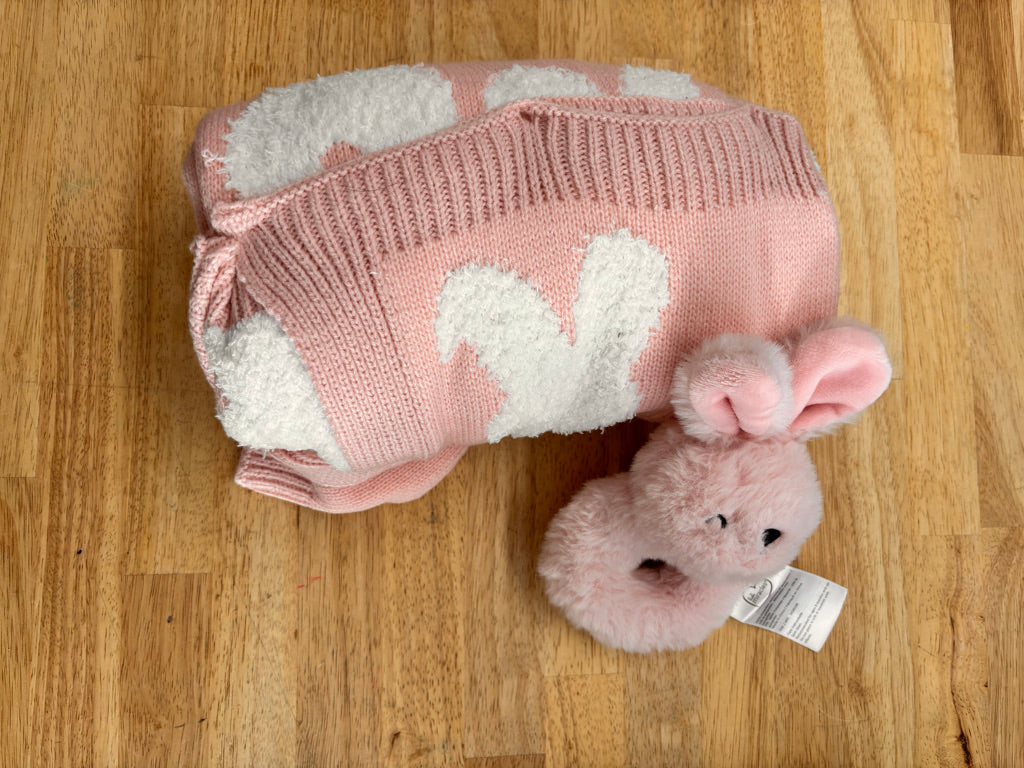 Little Miracles Knit Blanket & Rattle – OS NWOT
