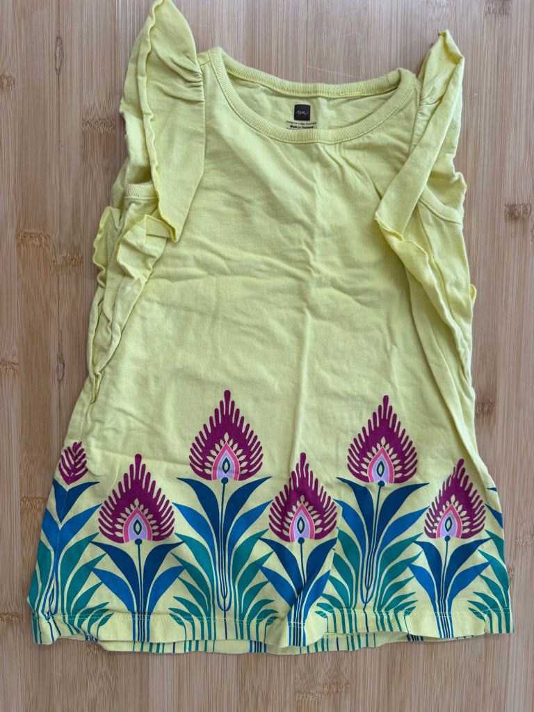 Tea Collection Butterfly Dress – 2 | Yellow Ruffle Wings and Floral
