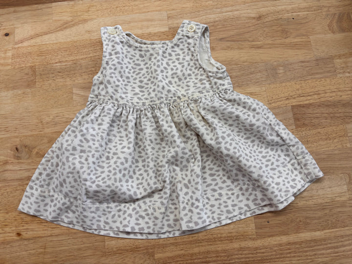 Gap Corduroy 6-12M Dress – Cheetah Print imperfect