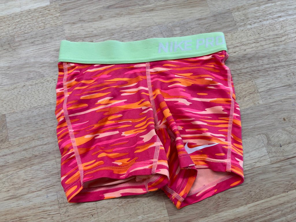 Nike Shorts Small – Fuchsia/Orange - Nest and Sprout - Consignment