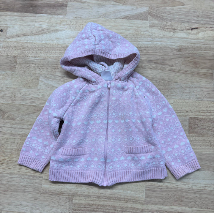 Joe Fresh Knit Zip-Up - 6-12 Months