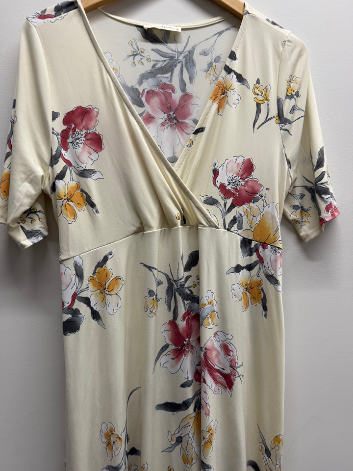 Hello Miz Maternity Nursing Dress – XL | Cream