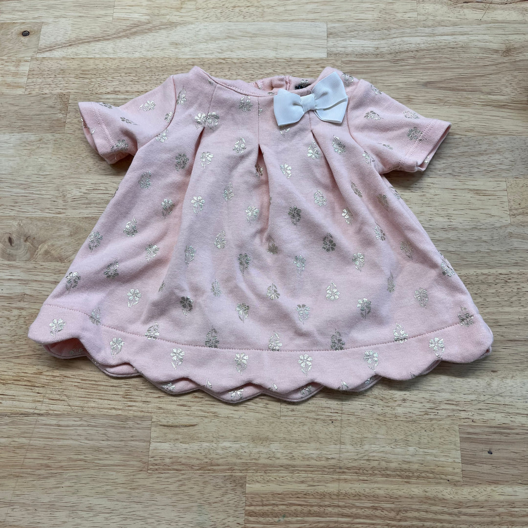 Cynthia Rowley Dress – Light Pink with Gold Floral