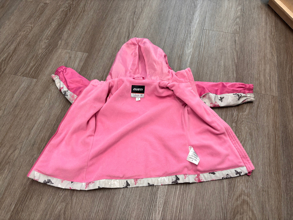 Gusti Light Grey Jacket with Butterfly Print