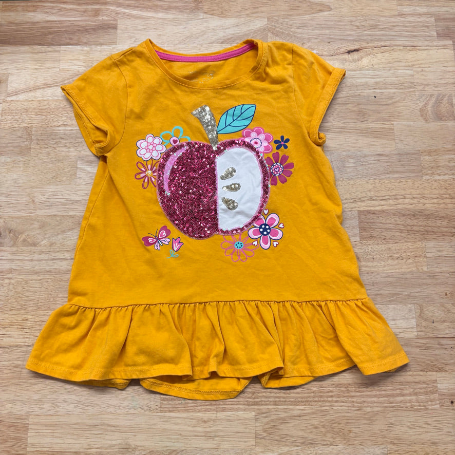 Cynthia Rowley Sequined Apple Top – Size 7/8